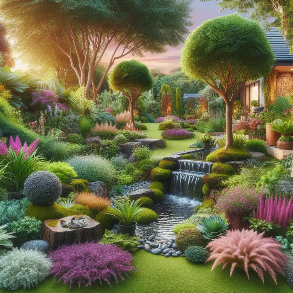 převislé okrasné stromy do malých zahrad