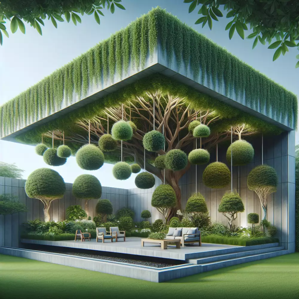 převislé okrasné stromy do malých zahrad