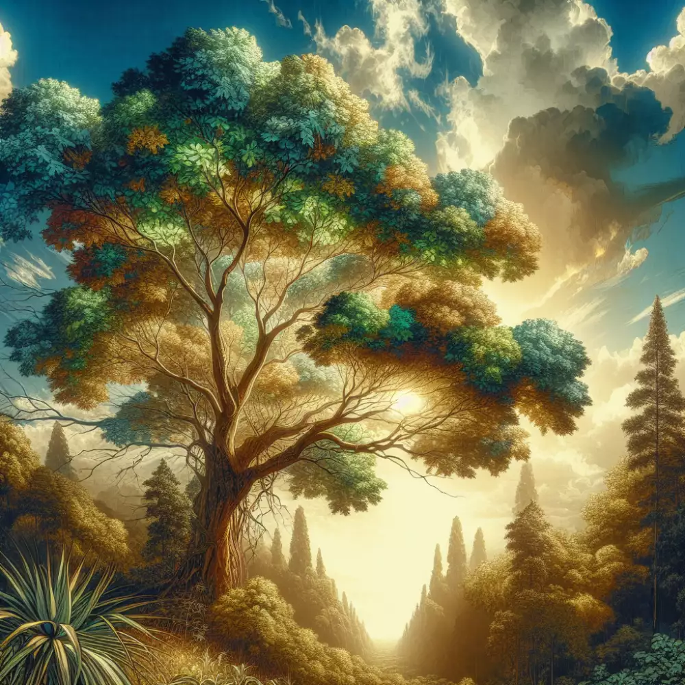 Strom S Velkými Listy